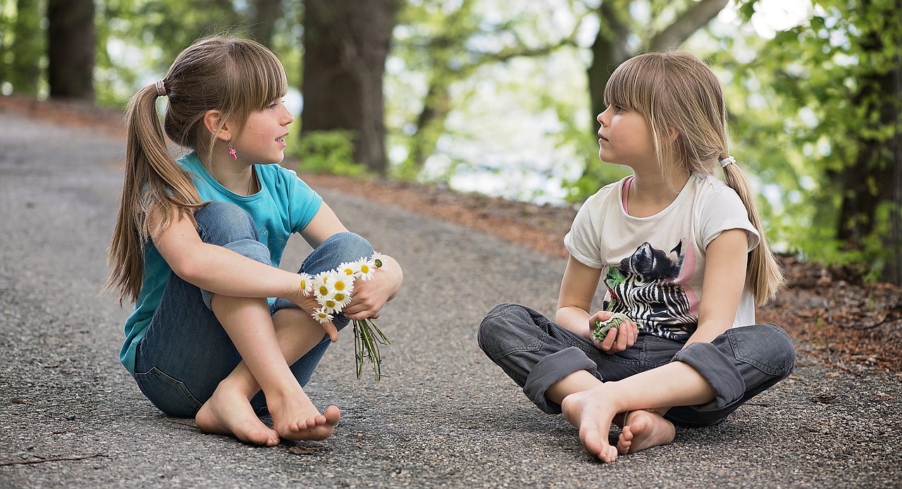 people, children, girl, talk, to speak, conversation, entertainment, road, path, sitting, outdoors, nature, portrait, talk, talk, conversation, conversation, conversation, conversation, conversation